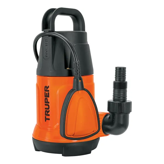 Bomba Sumergible Plástica, 1 Hp Para Agua Limpia, Truper