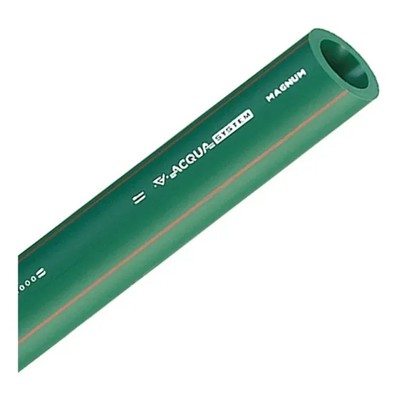 Tubo Acqua System Magnum Pn20 50mm X 4mts Caño Termofusión