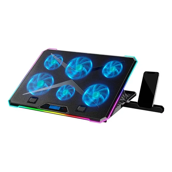 Base Enfriadora Balam Rush Laptop 17 6 Vent Rgb Eolox Freez Color Negro