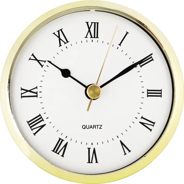 3-1 2  Blanco Romano Reloj Inserto