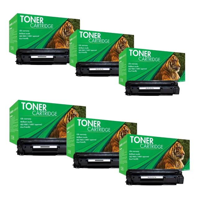 6 Toner Generico En 85a  36a 35a 1005/1102  Envio Gratis