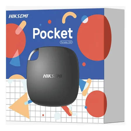 Disco Sólido Externo Hiksemi Pocket Hs-essd-100 512gb Color Negro