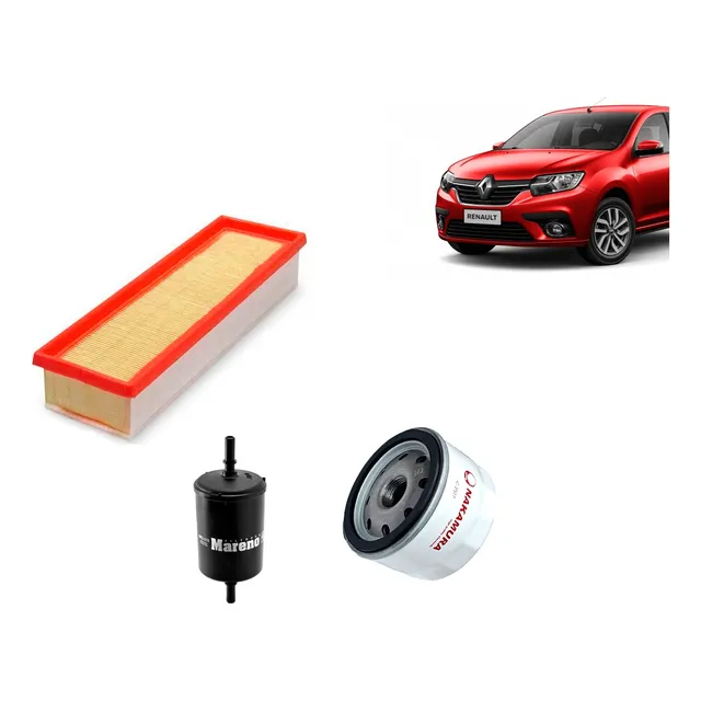 Kit Filtros Renault Logan Sandero 1.6 8v K7m 2015 En Ad.
