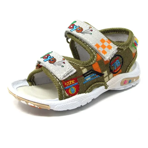 Sandalias Niños Marca Yoyo S1007 Verde 19-24. Envío Gratis
