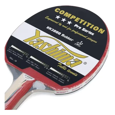Paleta Ping Pong Yashima® 20205 Xr3000 Rubber  Competición