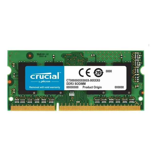 Memoria Ram Sodimm Color Verde 8gb 1 Crucial Ct102464bf160b