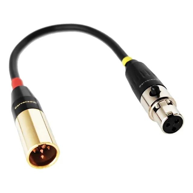 Darverson Ta4f 059874520 - Cable Mini Xlr De 4 Pines A 3 Pines Para Transmisor De Bolsillo Shure Akg