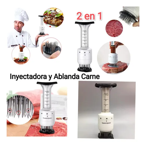 Inyectadora Injector Marinadora Ablanda Carne 2 En 1