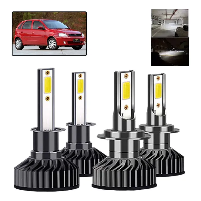 Cd- Kit De Focos Led H1 H7 Luz Alta/baja Para chevrolet
