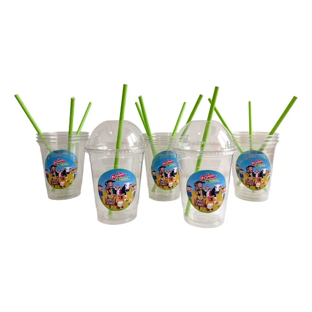 Vaso Granja De Zenón Cúpula Personalizado Descartable 