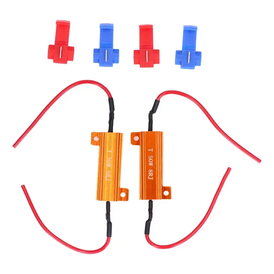 Conjunto De Resistência De Carga, 2 Conjuntos, 50 W, 8 Ohm, 