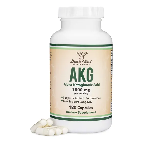 Suplemento Double Wood Akg (ácido Alfa Cetoglutárico) 1,000