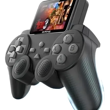 Consola de jogos S10 com alça de controle remoto