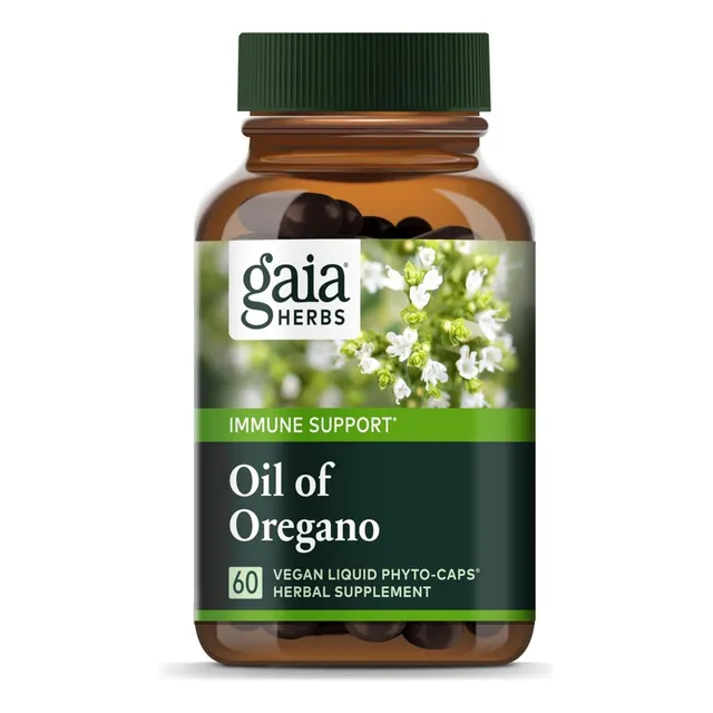 Aceite De Orégano Gaia Herbs 60 Fito-cápsulas