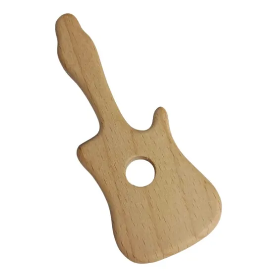 Formita De Madera Haya Para Mordillo -collar Lactancia-etc