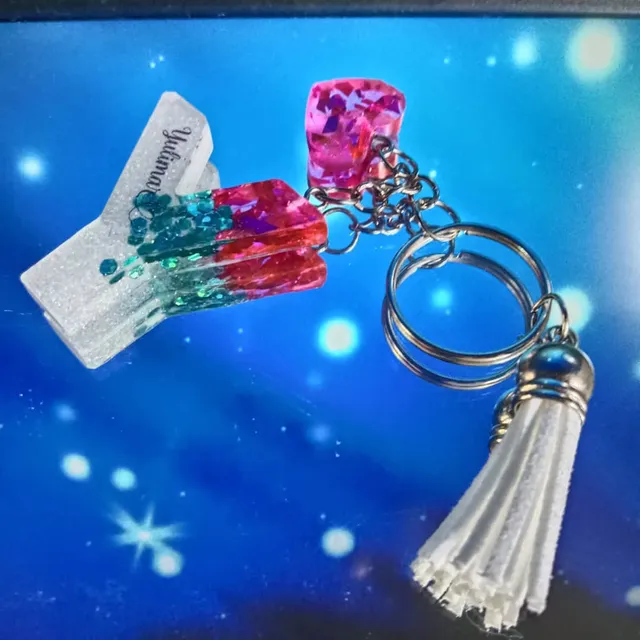 Llaveros De Resina Para Dama De Iniciales  Personalizados
