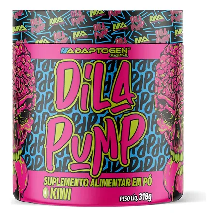 Dila Pump Beta Alanina Pó 318g - Adaptogen Science Sabor Kiwi