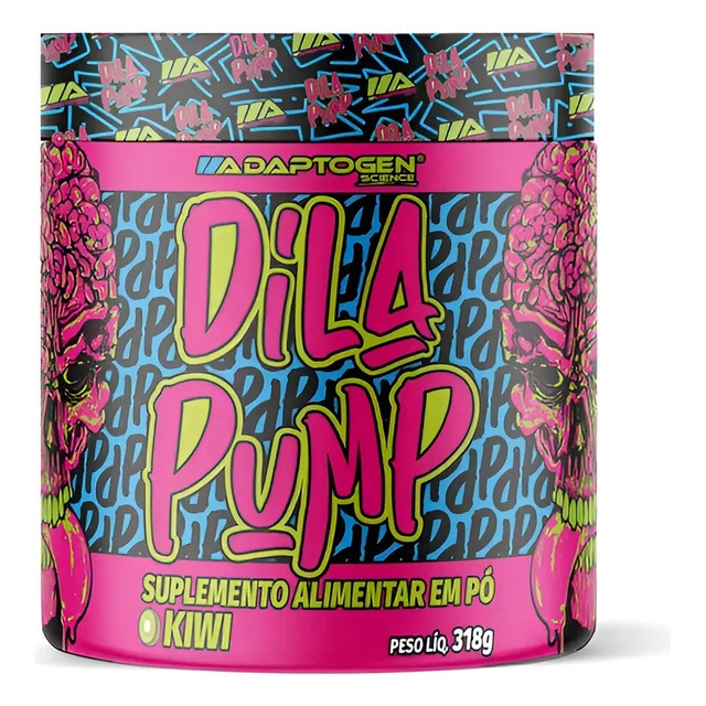 Dila Pump Beta Alanina Pó 318g - Adaptogen Science Sabor Kiwi