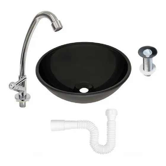 Kit Cuba De Vidro De Sobrepor (s/ Aba) 29cm - Cores