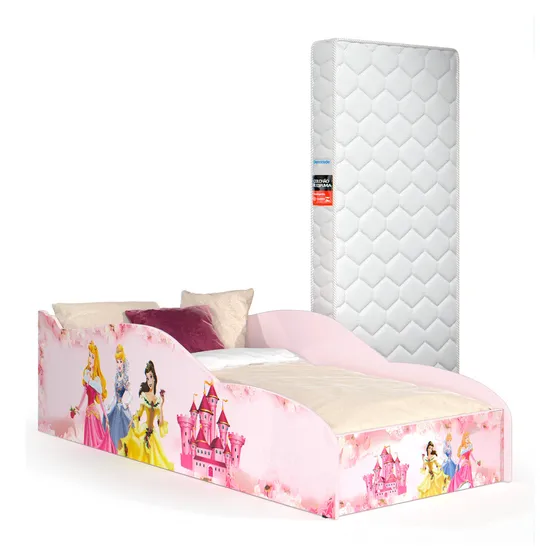 Cama Infantil Princesa Com Colchão Para Quarto Criança