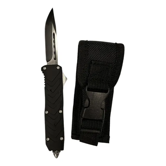 Navaja Automática Con Clip Premium Con Su Funda Especial