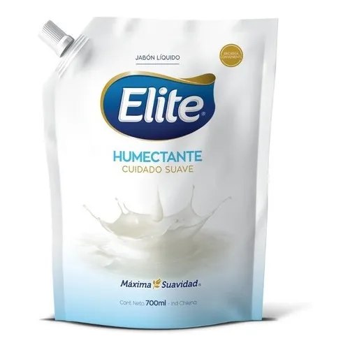Jabón Líquido Elite Humectante Cuidado Suave Bolsa 1u 700 Ml