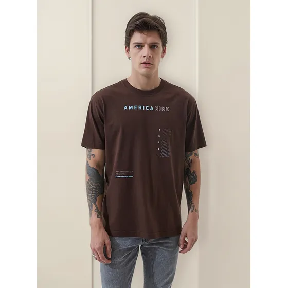 Camiseta Americanino 841f009 Café