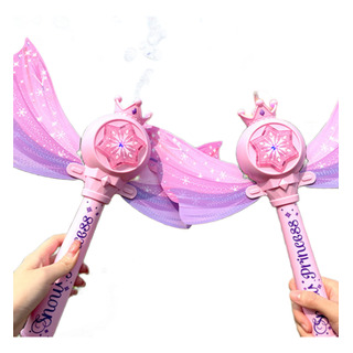 Pistola De Burbujas Fantasy Stick Resistente A La Caída De B Pistola De Burbujas Fantasy Stick Resistente A La Caída De B