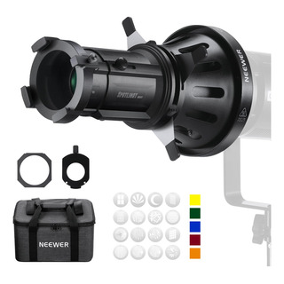 Foco Snoot Neewer 40 Con Gobos Y Geles Para Estudio Foco Snoot Neewer 40 Con Gobos Y Geles Para Estudio