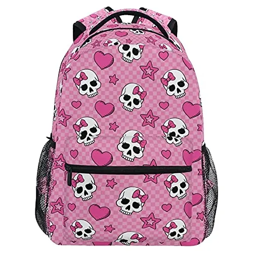 Mnsruu Estudiante Escuela De Viajes Mochila Pink W7390