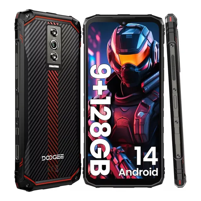 Smartphone Doogee Blade 10 Teléfono Resistente 9gb Ram 128gb Rom 5150mah Dual Sim Impermeable Celular Face Id/gps/otg/android 14