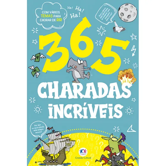 365 charadas incríveis, de Cultural, Ciranda. Editorial Ciranda Cultural Editora E Distribuidora Ltda., capa mole em português, 2020