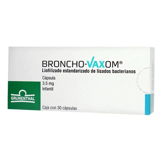 Broncho-vaxom Infantil Cápsulas 3,5 Mg, 30 Cápsulas