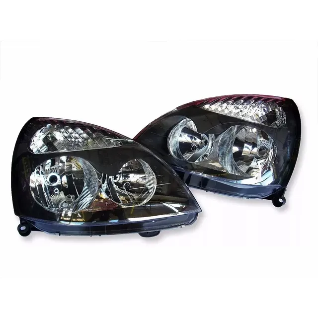 Juego Optica Renault Clio 2 2003 2004 2005 2010 2012 Negro 