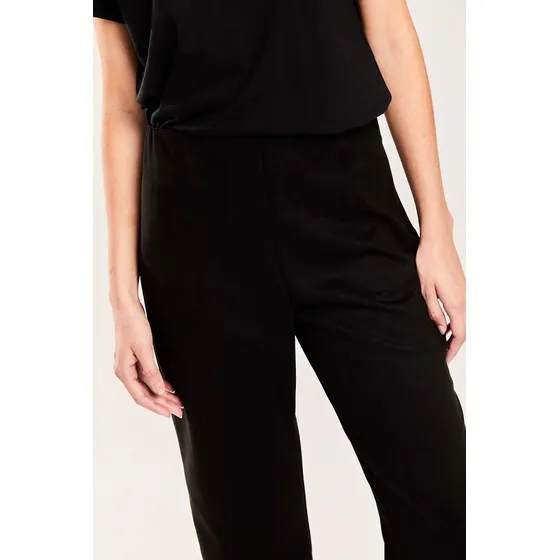 Calza De Scuba Suede, Tiro Medio Negro Koxis Mujer