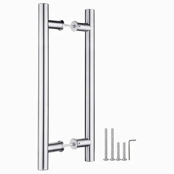Manillon Puerta Acero Inoxidable 50cm Toda Clase De Puerta Plateado