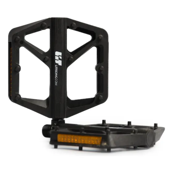 Pedales Plataforma Para Bicicleta Mtb Nylon 10 Pines