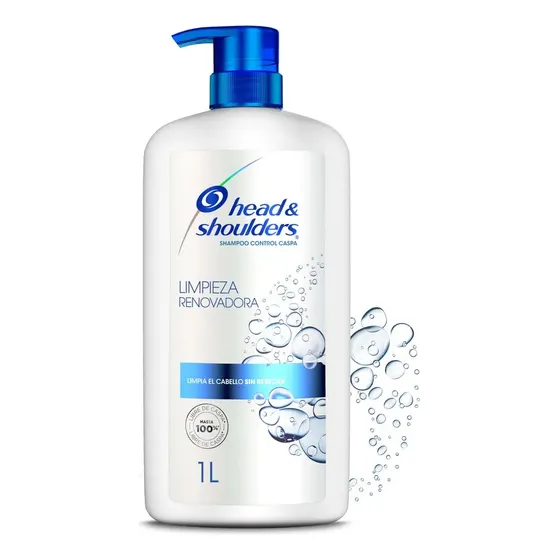 Shampoo Head And Shoulders Limpieza Renovadora Anticaspa 1lt