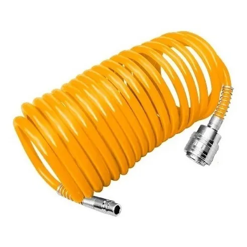 Manguera Espiral Para Compresor De Aire 5/8x5mts Ingco