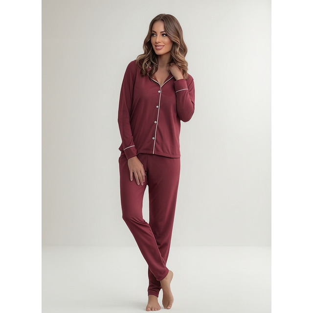 Pijama Feminino Longo Americano Amamentação Inverno Pijama Feminino Longo Americano Amamentação Inverno