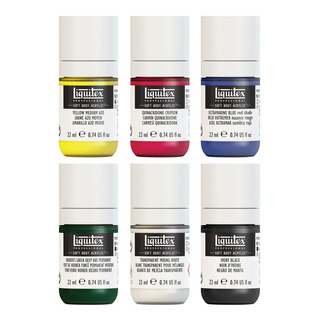 Tinta Acrílica Para Tela Soft Body Liquitex C/06 Cores Tinta Acrílica Para Tela Soft Body Liquitex C/06 Cores