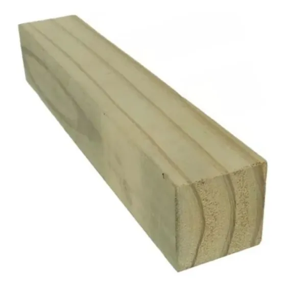 Tirantes Madera Tratada 2x2  Pulgadas Cepillado 3.30 Mts 