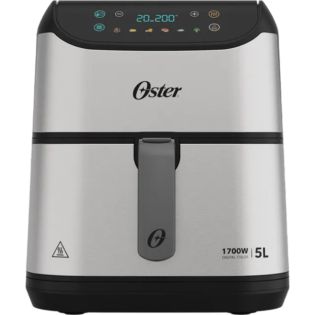 Fritadeira Digital Inox Oster 5l Com Painel Touch 110v Fritadeira Digital Inox Oster 5l Com Painel Touch 110v