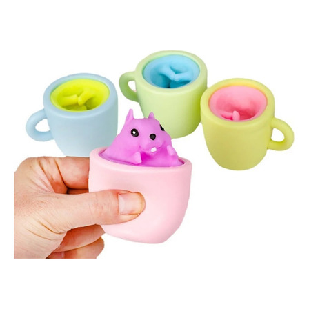 Amansaloco Ardilla Sale De Taza Para Apretar Squishy Stress Amansaloco Ardilla Sale De Taza Para Apretar Squishy Stress
