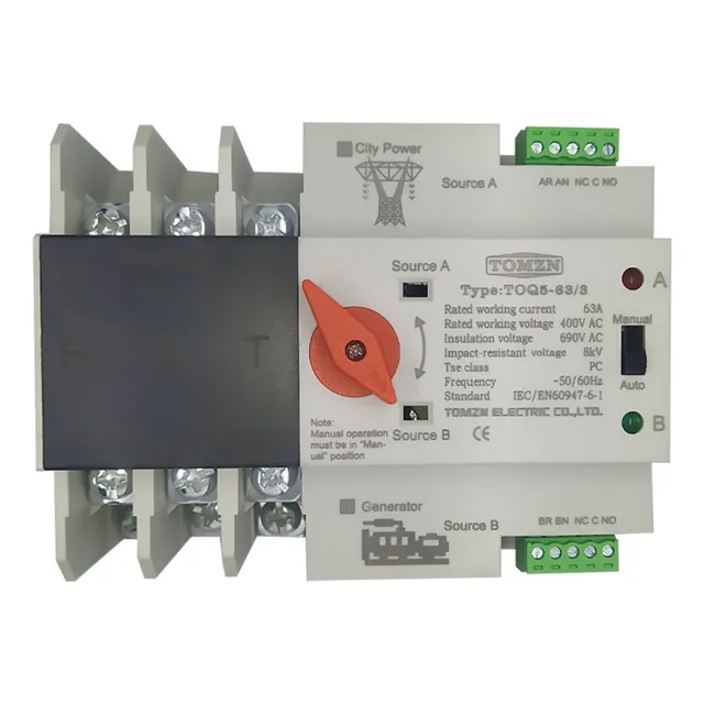 Transfer Ats 63 A 3p Interruptor De Transferencia Automática