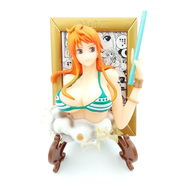 Figura Nami Retrato 3d One Piece Anime De Colección