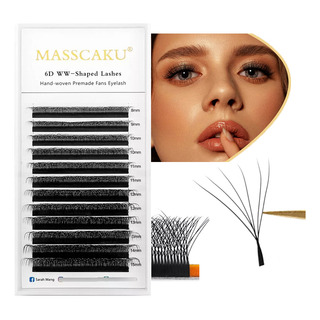 Blister Masscaku Extensiones De Pestañas W Shape Volumen 6d Blister Masscaku Extensiones De Pestañas W Shape Volumen 6d
