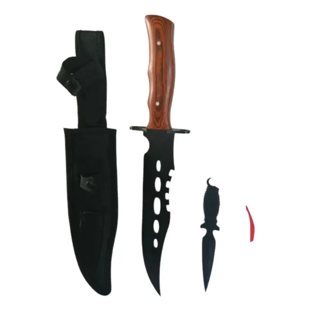 Cuchillos En Acero Para Camping Caceria Con Funda