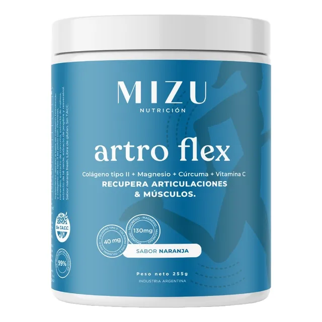 Colágeno Tipo 1 Y 2 + Magnesio + Curcuma | Mizu Artro. 255g
