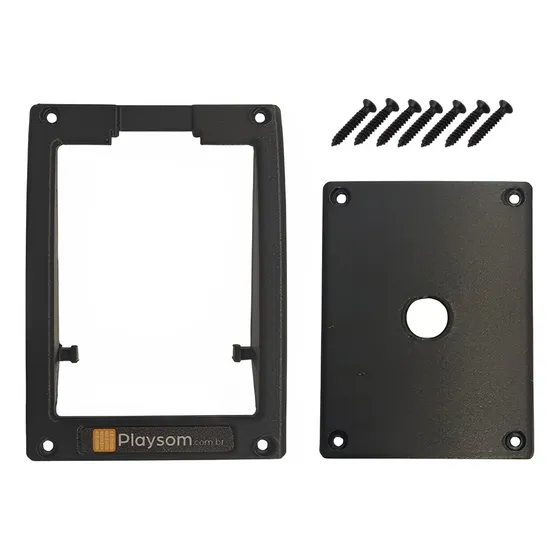 Moldura Adaptador Fishman Captador Violão Strinberg Stp-7 Cor Preto